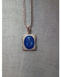 Sterling Silver and Enamel of St. Nicholas