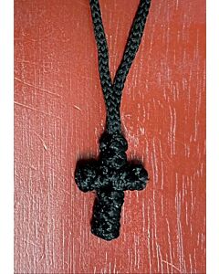 Woven Cross Necklace 1 (no bead)