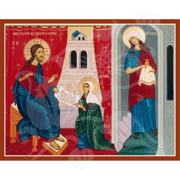Christ with Sts. Martha and Mary