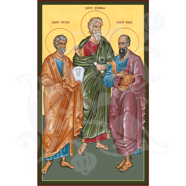 Apostles Andrew, Peter and Paul