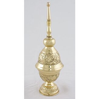 Lacquered Brass Holy Water Sprinkler