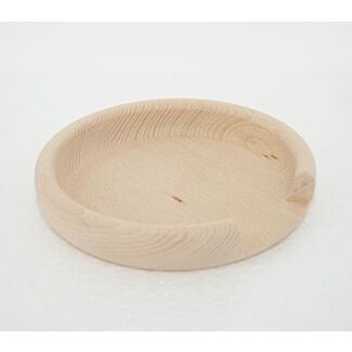 Small wooden oblation tray