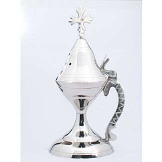 Nickel-plated brass censer