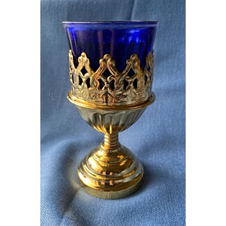 Standing Vigil Lamp - brass