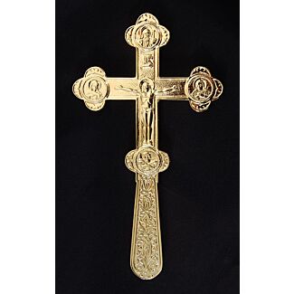 Gold-plated reliquary Cross