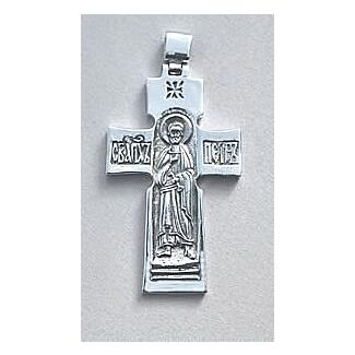 Sterling silver 19th-century Russian pectoral Cross