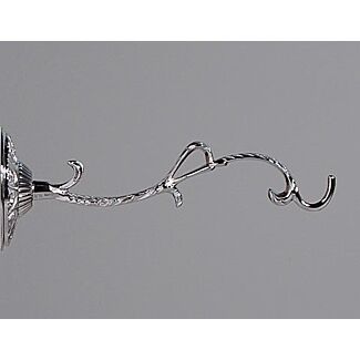 Medium-Length Nickel-Plated Brass Lamp Hook