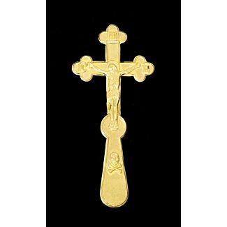 Gold-plated Russian blessing Cross