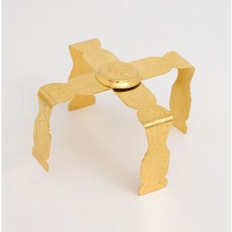 Small Gold-Plated Embossed Asterisk (Star)