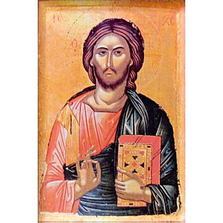 Magnetic acrylic Icon of Christ (Theophanes the Cretan)