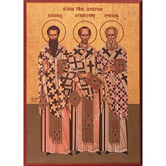 Three Holy Hierarchs 8 X10