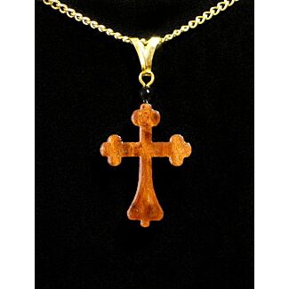 Redwood Treflée Cross Necklace
