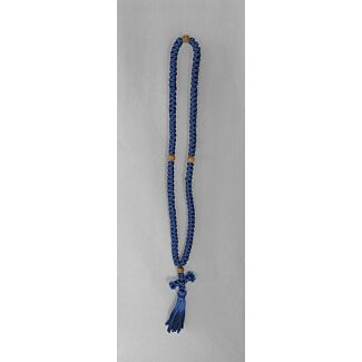 100-knot heavy floss prayer rope with myrtlewood beads