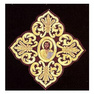 Metallic embroidered Cross #201