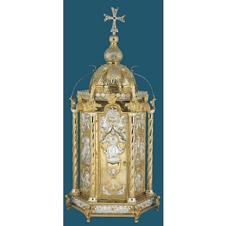 Gold- and silver-plated tabernacle - SPECIAL ORDER!