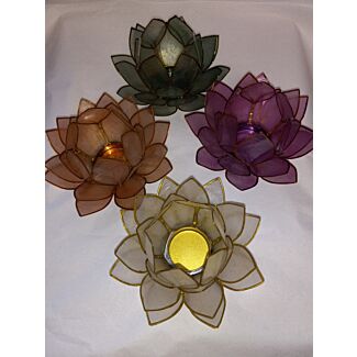 World Water Lily Candle stand with Candle