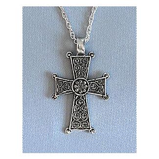Byzantine flower Cross