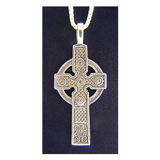 Celtic Cross #1, Sterling Silver (1.375")