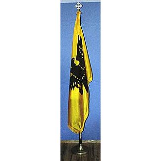 Indoor Byzantine Flag, Nylon w/Fringe 3' X 5'