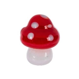 Mighty Mushroom - Glass Pocket Charm