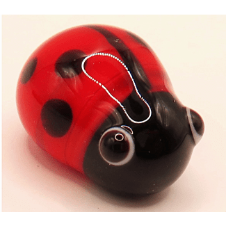 Mini Glass Ladybug