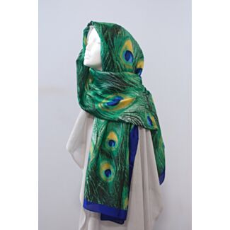 Large Peacock Scarf
