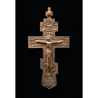 Bronze Tsar Nicholas pectoral Cross