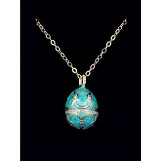 Turquoise Royal Egg Pendant