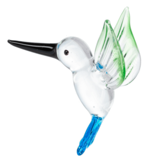 Glass Hummingbird Figurine