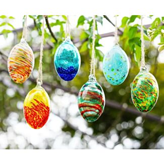 Blown Glass Hanging Egg