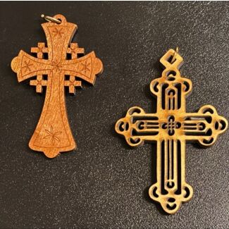 Wooden Cross 1 and 2