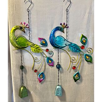 Peacock Windchime with bell