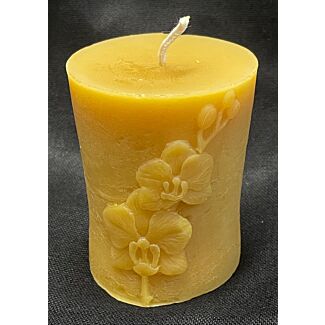 Orchid Pillar Candle (Small)