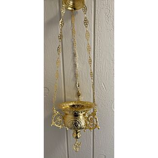 Gold plated Vigil Lamp size#2