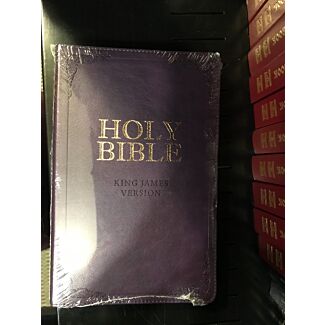 KJV Bible - Purple Faux Leather