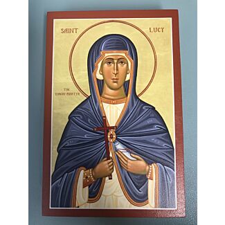 Saint Lucy Icon 4x6