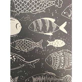 Jumbo Reusable Bag-Doodle Fish