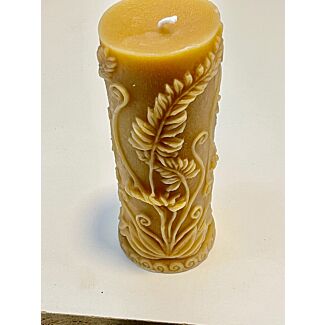 Fern Pillar Candle