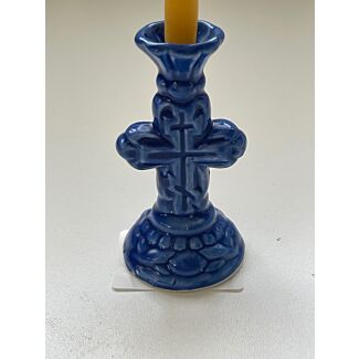 Romanian Cross Candle Holders Large