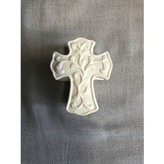 Ceramic Cross-Shaped Box