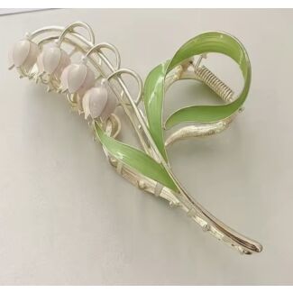 Lilly of the Valley Hair Clip