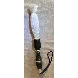 Blessing Brush, black and silver handle