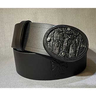 Monastic Leather Belt w/Plastic Buckle