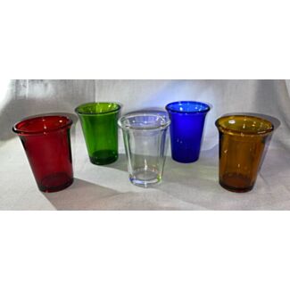 24-hour Votive Glass with Flared Top