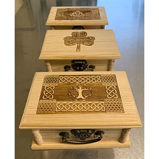 Celtic Design Wooden Boxes