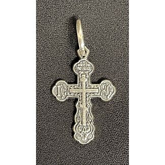 Sterling silver neck Cross (King of Glory)