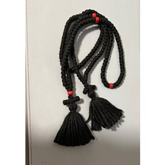 100-knot Prayer Rope (acrylic yarn)