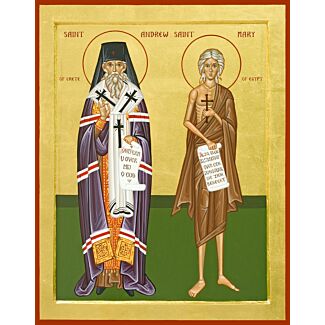 St. Mary of Egypt and St. Andrew of Crete