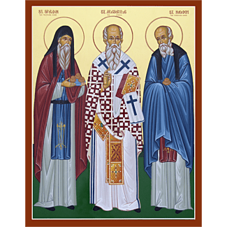 Apostle Aristobulos, St. Spiridon and St Nikodem