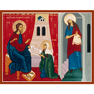 Christ with Sts. Martha and Mary